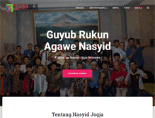 Tablet Screenshot of nasyidjogja.com